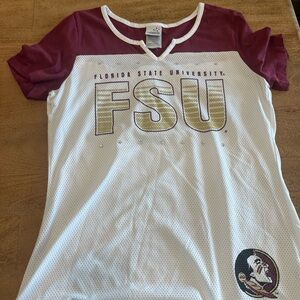 Creative Apparel FSU V-Neck Jersey Ladies Small Fit